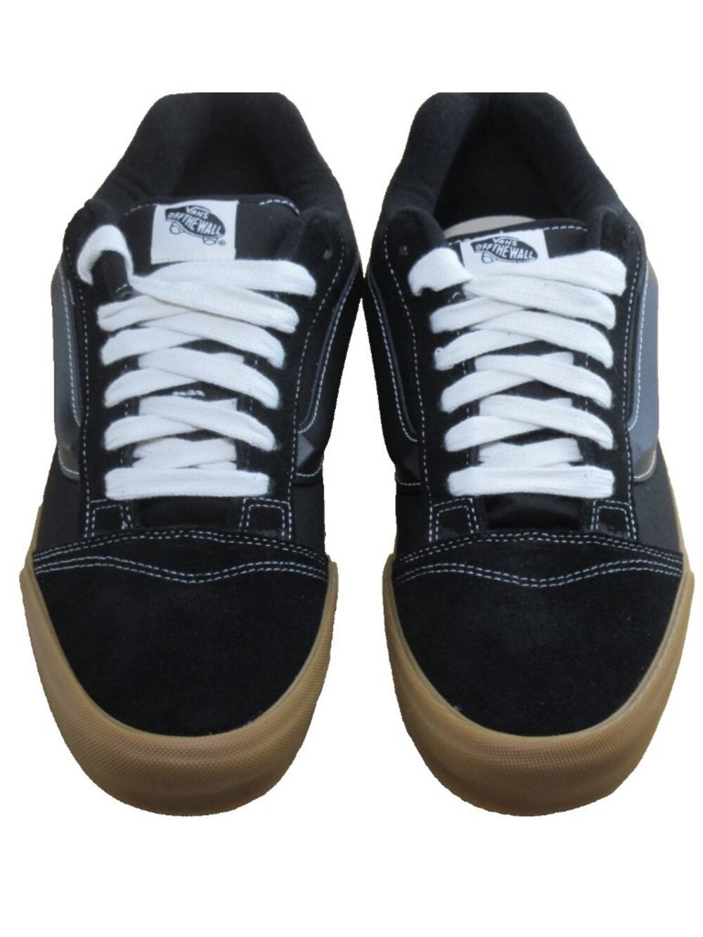 Vans Men's Knu Skool Gum Bottom Black Suede Canvas Skate Shoes Sneakers size 12 - Picture 3 of 7